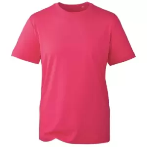Image of Anthem Mens Organic T-Shirt (M) (Hot Pink)