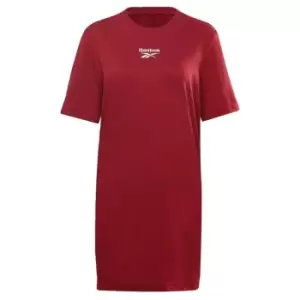 Image of Reebok Tee Dress Womens - Classic Burgundy
