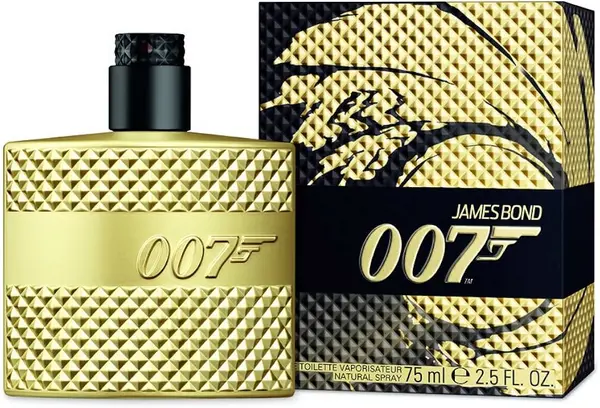 Image of James Bond 007 Gold Eau de Toilette For Him 75ml