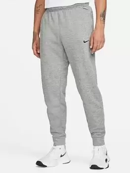 Image of Nike Train Therma Taper Pants - Grey/Black, Grey/Black, Size L, Men