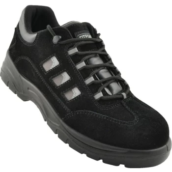 Image of TS1P04 Black Safety Trainers - Size 4 - Sitesafe