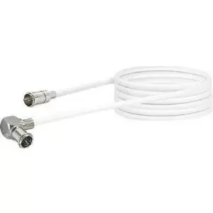 Image of Schwaiger MiniD@t - F-Quick, M/M, 3m coaxial cable White