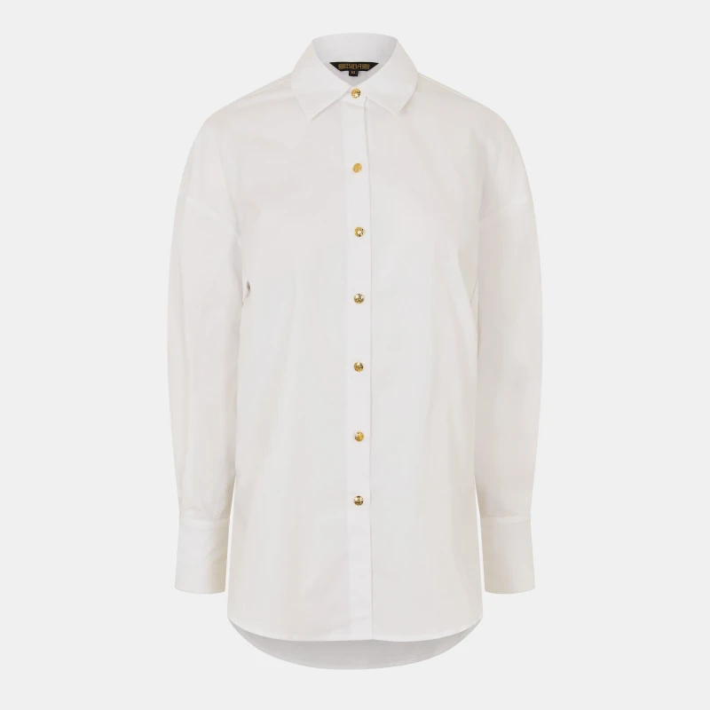 Image of Biba Branded Shirt Ladies White09 female 10 (S)