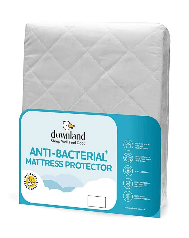 Image of At Home Collection Anti-Bacterial Mattress Protector - At Home Collection - Size: KING KING DP57403