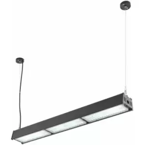 Image of Low Bay Warehouse Pendant Light - 200W Daylight White LED - Matt Black