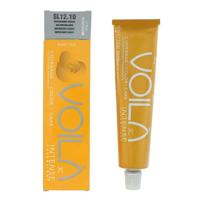 Image of Intercosmo Voila Intense Superlight 12.10 Ash Super Blonde Hair Colour 60ml