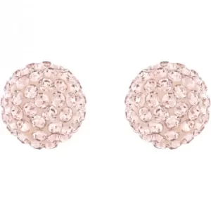 Image of Ladies Swarovski PVD rose plating Blow Earrings