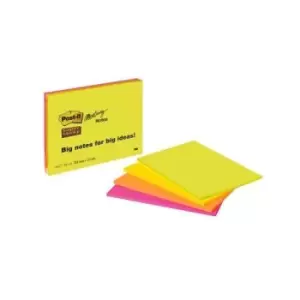 Image of Post-It 7100043258 self-adhesive note paper Rectangle Green Orange Pink 45 sheets