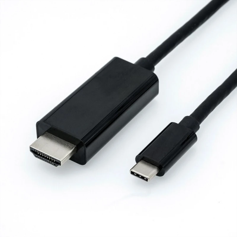 Image of ROLINE 11.04.5841 video cable adapter 2m USB Type-C HDMI Black