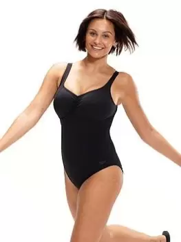 Image of Speedo Shaping AquaNite Swimsuit - Black, Size 40, Women