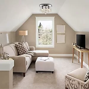 Image of HOMCOM Ceiling Light B31-242 150 mm 250 mm 0 Silver