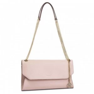 Image of DKNY Sutton Chain Envelope Shoulder Clutch - Blush