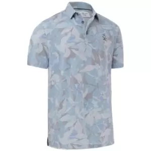 Image of Original PENGUIN Floral Camo Print Polo CAVIAR - M