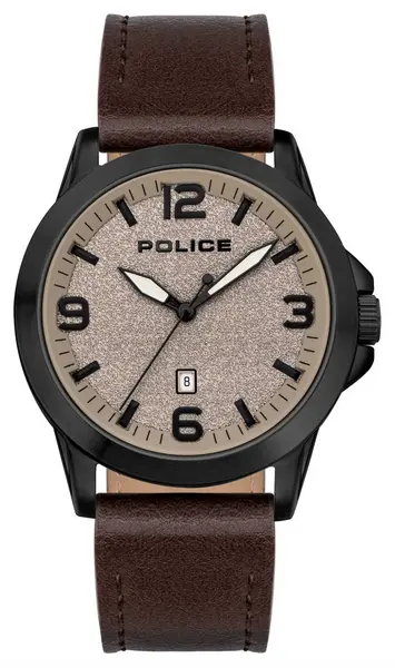 Image of Police PEWJB2194501 CLIFF Quartz Date (47mm) Beige Watch
