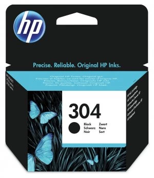 Image of HP 304 Black Ink Cartidge