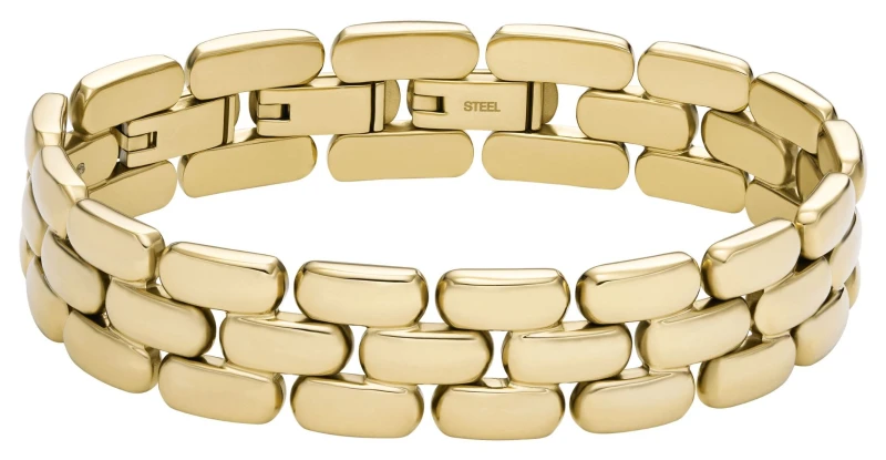 Image of Fossil JF04784710 Womens Arden Gold-Tone Stainless Steel Jewellery