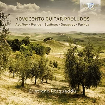 Image of Cristiano Porqueddu, guitar - Novecento Guitar Preludes CD