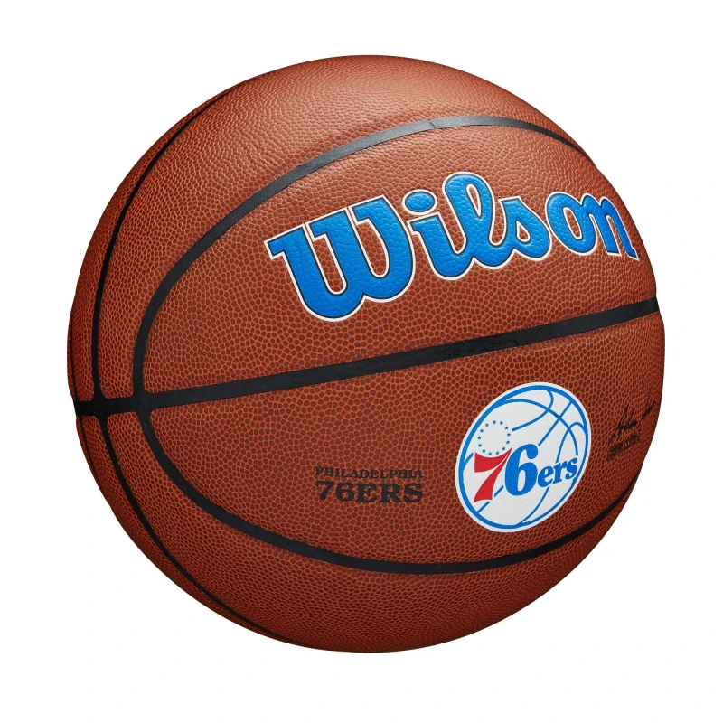 Image of Wilson Adults NBA Alliance Basketball Philadelphia unisex size 7