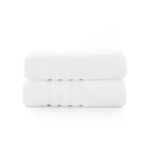 Image of The Lyndon Company Chelsea 2 Pack Bath Sheet - White