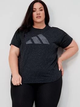 Image of adidas Winners 3.0 Tee (Plus Size) - Black, Size 3X, Women