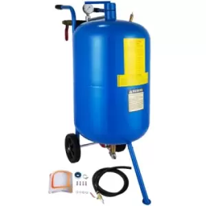 Image of VEVOR Sandblaster Sandblasting Pot 75 Liter/16.5 Gallon Mobile Sand Blasting Machine Heavy Duty Steel Abrasive Sand Blaster with Sand Blasting Gun 2 R