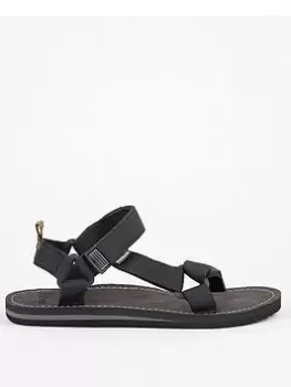 Image of Barbour Hillman Sandal, Black, Size 12, Men