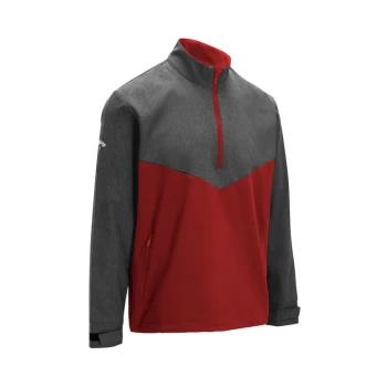 Image of Callaway Half Zip Wind Jacket Mens - Asphalt Heather