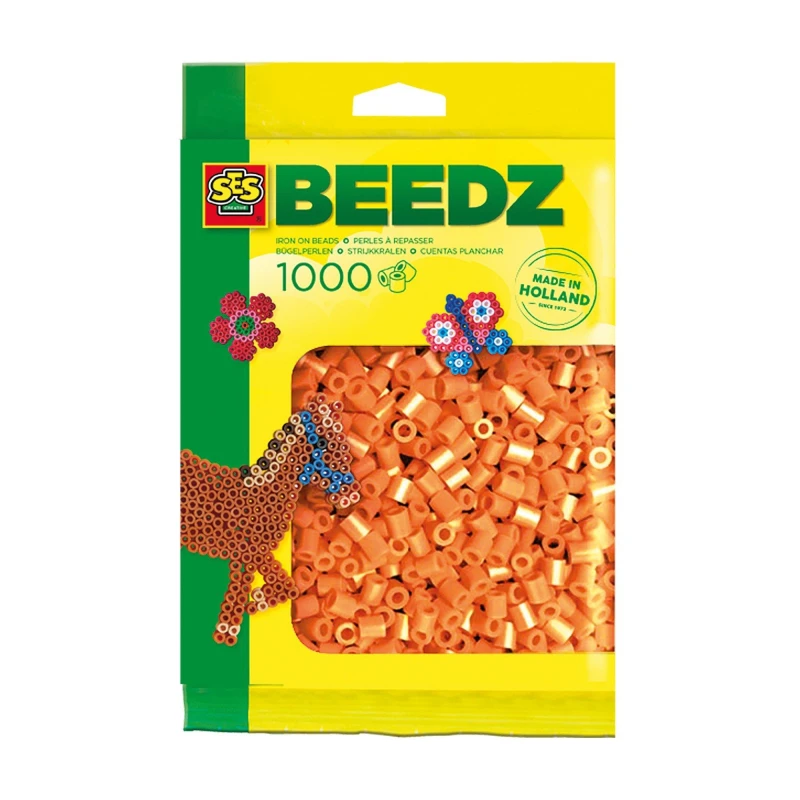 Image of SES Creative Iron on beads 1000 orange Multi unisex One Size