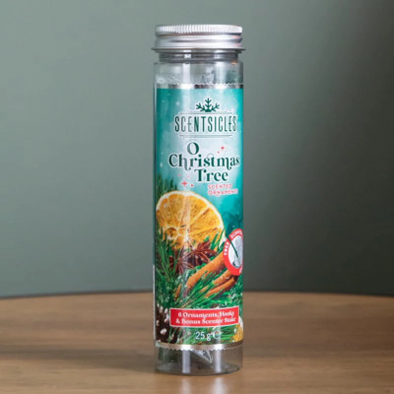 Image of Samuel Alexander 25G O Christmas Tree Scented Christmas Scentsicles With 6 Hanging Hooks