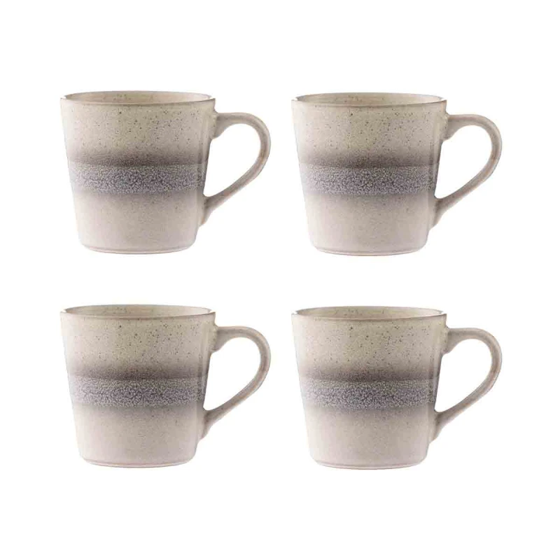 Image of Mason Cash Set of 4 Reactive Fade Mugs cream ONE SIZE