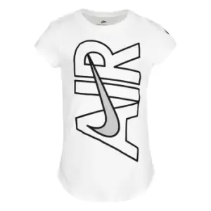 Image of Nike Air Graphic T Shirt Infant Girls - White