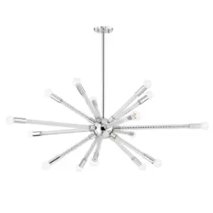 Image of Hudson Valley Lighting Pippin 15 Light Chandelier Polished Nickel