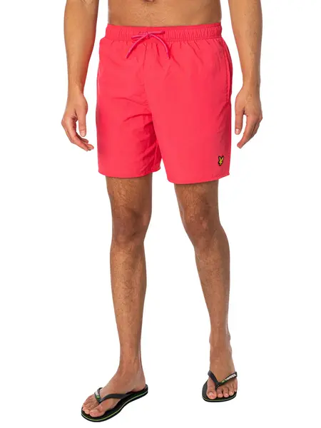 Image of Lyle & Scott Plain Swim Shorts Electric Pink M