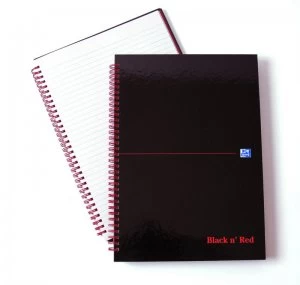 Image of Blk N Red Wirnbk A4 140p Ft 846350115 - 5 Pack