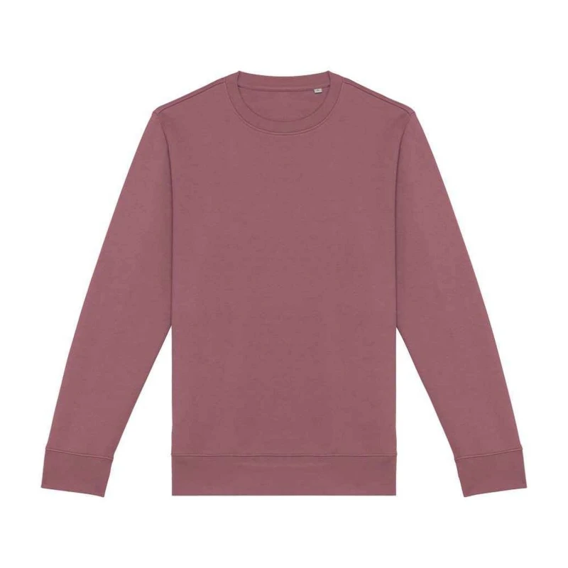 Image of Native Spirit Mens Crew Neck Sweatshirt in Rose Size: XS Rose Male XS