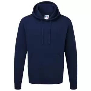Image of Russell Colour Mens Hooded Sweatshirt / Hoodie (L) (French Navy)