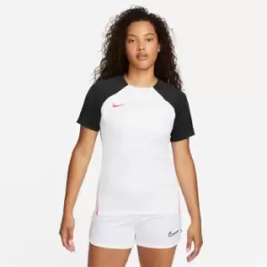 Image of Nike Dri-FIT Strike Womens Short-Sleeve Top - White
