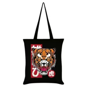 Image of Unorthodox Collective Tiger Tote Bag (One Size) (Black/Red/Orange)