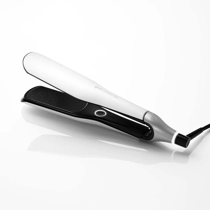 Image of ghd Chronos Max Wide Plate Hair Straightener White