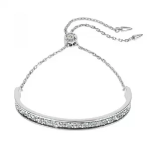 Image of Ladies Adore Silver Plated Ultra Fine Rock Slide Bracelet