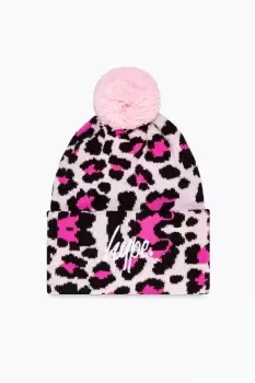Image of Leopard Knitted Beanie
