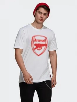 Image of adidas Arsenal T-Shirt, White Size M Men