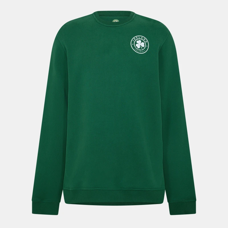 Image of Castore Ireland Crew Sweatshirt Mens Jolly Green male 2XL