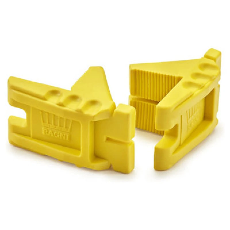 Image of Ragni Yellow Robust Brickies Rubber Corner L Shape Brick Line Block Rcb-Y2