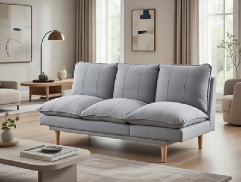 Image of DS Living The Amalfi 3 Seater Sofa in Light Grey Light Grey Unisex
