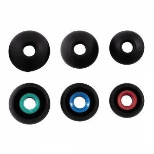 Image of Silicone Replacement Ear Pads size S - L 6 pieces Black