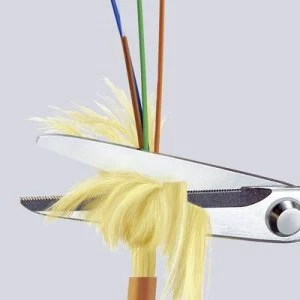 Image of Knipex Shears for KEVLAR fibres plastic coated 160 mm 95 03 160 SB