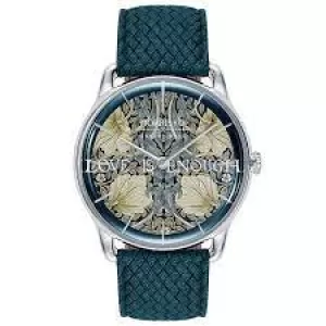 Image of August Berg x Morris & Co Indigo Silver Pimpernel Indigo Perlon 30Mm Watch M1PL0530E16VID