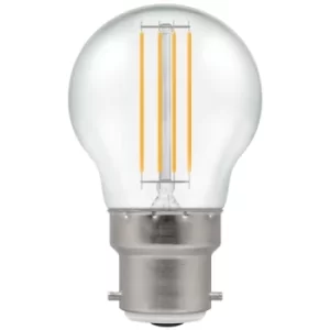 Image of Crompton LED Filament Round 4.5W BC-B22d Clear Cool White