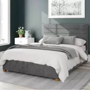 Image of Kelly Firenze Velour Ottoman Bed Frame Charcoal